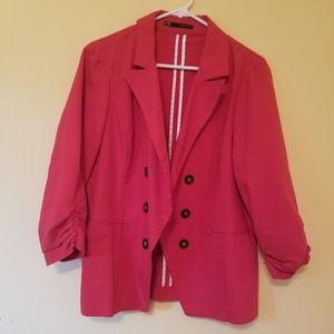 Red blazer